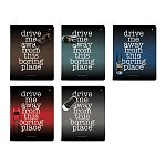 Тетрадь А5 48л клетка " Альт " Автодрайв, офсет, на скобе, обложка - мелованный картон, сплошной УФ-лак, скругленные углы, 5 дизайнов в спайке