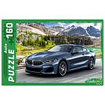Пазлы " Рыжий кот " 160элементов Авто в горах 33*23см, картонная упаковка 29*19*3,5см