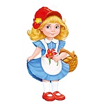Плакат фигурный " Империя поздравлений " 933 А3 Красная Шапочка