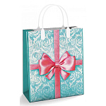 Пакет ПЭ " Интерпак " с пластиковой ручкой МП, 23*27см 150мкм Мальвина