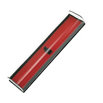 Футляр для ручек " deVente " 16*3,7*2см, черный, прозрачный, пластиковый корпус