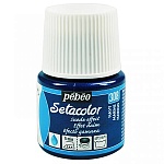 Краска по ткани " Pebeo " Setacolor с эффектом замши 45мл синяя