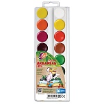 Акварель " Луч " Мини ZOO 16цв медовая, без кисти, пластиковая упаковка