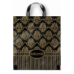 Пакет ПЭ " Интерпак " с петлевой ручкой ПВД, 31*35см 90мкм Гранд