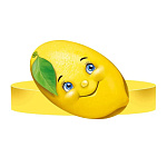 Ободок для волос " Империя поздравлений " Лимон, 3D, 187*122мм, без отделки