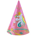 Набор колпаков " Веселуха " Единорог Супер вечериночка 11*16см, в наборе 6шт