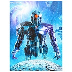 Записная книжка для мальчиков А5 7БЦ 80л " Проф-Пресс " Кибератака-1, клетка, глянцевая ламинация, тиснение холодной фольгой