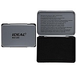 Подушка штемпельная настольная " Ideal " 70*110мм черная, металлический корпус