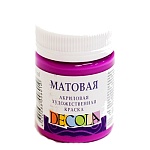 Краска акриловая " Decola " 50мл матовая фуксия