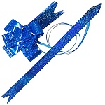 Бант " KWELT " 1,8см Синий, 10шт в упаковке, индивидуальная упаковка, европодвес