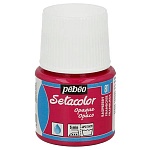 Краска по ткани " Pebeo " Setacolor 45мл малиновая