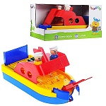 Каталка пластиковая " Русский стиль " Паром, 2 человечка, 2 машинки, 142*305*153, картонная упаковка