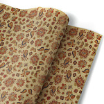 Упаковочная бумага крафт " Интерпак " 70см*10м в рулоне, Батик, 60г/м2