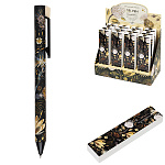 Ручка подарочная гелевая автоматическая " Bruno Visconti " DreamBox. Flora. Ночные цветы черная 0,38мм, толщина письма 0,36мм, корпус- пластик, покрытие soft touch, цвет корпуса - multicolor, пластиковый клип, 2 стержня, картонная упаковка