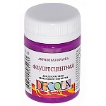 Краска акриловая " Decola " 50мл флуоресцентная фиолетовая средняя