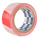 Лента сигнальная для ограждений НЕКЛЕЙКАЯ 50мм*200м бело-красная, без индивидуальной упаковки