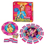 Игра настольная " Русский стиль " Девичьи гадания.Сердечные тайны, состав: двустороннее поле предсказаний, 50 карточек-предсказаний, правила, картонная упаковка 22,5*22,5*2,5см, от 8лет