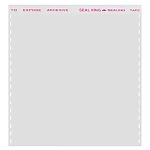 Пакет с клеевым клапаном 10*10см 25мкм, размер клеевого клапана 5см, 100шт в упаковке