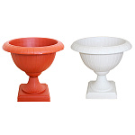 Вазон " Милих " №3, 14л, h=420мм, d=440мм, пластик, ассорти (без возможности выбора цвета)