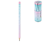 Карандаш ч/гр " Bruno Visconti " ColorSurf. Zefir, НВ, трехгранный, деревянный, заточенный, пластиковый тубус