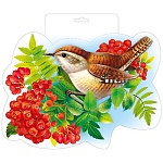 Плакат фигурный " Мир поздравлений " 930 А4 Крапивник, с европодвесом