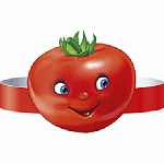 Корона картонная " Империя поздравлений " 450 Томат