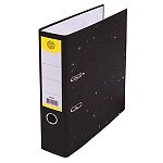 Папка регистратор А4 75мм мрамор Dolce Costo(без мет.угол) черн.кореш (СОБРАН)