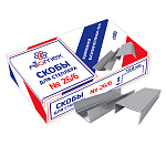 Скобы №26/6 " Attomex " оцинкованные, до 30л, 1000шт