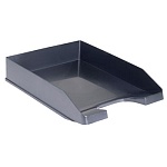 Лоток для бумаг горизонтальный пластиковый " Стамм " Стандарт, черный