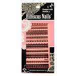 Наклейки для ногтей HD-A017 Кружево черное 7*17см