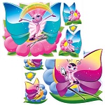 Набор оформительский " Империя поздравлений " 982 Уголок детства Бабочки декоративные европодвес