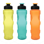 Бутылка для воды " Wowbottles " 700мл, Health and fitness, anatomic, пластик, ассорти (без возможности выбора дизайна)