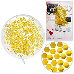 Шар латексный " KWELT " 20"/50см Bobo прозрачный с золотыми конфетти