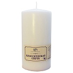 Свеча " РСМ " Классическая белая, 120*60мм, время горения 50часов, в термопленке