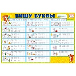 Плакат " Мир поздравлений " 941 А3 Пишу буквы, ламинированный, пиши-стирай