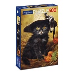 Пазлы " Hatber " 500элементов Маленький КОТэлло 33*48см, картонная упаковка