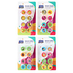 Набор штампиков " Mazari " 2,2*3см 8шт ассорти, с пластиковым держателем