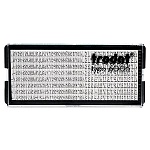 Касса русских букв и цифр универсальная для самонаборных печатей и штампов " Trodat " 360 символов, шрифт 2,2 и 3,1мм