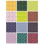 Бумага для декорирования и творчества " Hobby Time " 29*29см 12л №2 Листья двухсторонняя, 80г/м2, пакет, европодвес