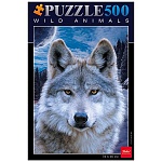Пазлы " Hatber " 500элементов Волк 46*34см, картонная упаковка