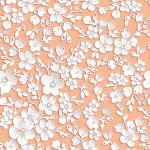 Упаковочная бумага " Миленд " 70*100см 10 листов, Цветочая нежность, в рулоне, 90г/м2