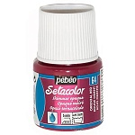 Краска по ткани " Pebeo " Setacolor мерцающая 45мл восточная красная