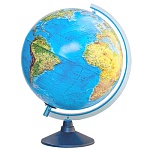 Глобус физико-политический с подсветкой от батареек 320мм " Globen " батарейки в комплект не входят, картонная коробка