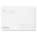 Конверт С4 (229*324мм) белый, Куда-кому, отрывная лента, 100г/м, прямой клапан