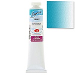 Краска акриловая " Ладога "  46мл туба бирюзовая