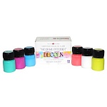 Набор красок по ткани " Decola "  6*20мл Акрил Модные оттенки