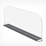 Разделитель пластиковый на T- основании DIVT-150-TM с магнитным скотчем, высота 150мм, длина 380мм