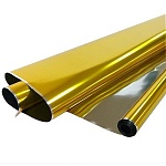 Упаковочная пленка " Браво " 70см*7,5м в рулоне, металлизированная, золото, 40мкм