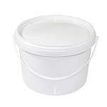 Ведро " Милих " 10л, пластмассовое, с герметичной крышкой, контрольным замком, пластиковой ручкой, h=210мм; d=305мм