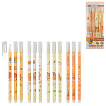 Ручка шариковая " Basir " Капибара синяя 0,7мм, толщина письма 0,35мм, цветной корпус с рисунком, ассорти, пластиковая упаковка